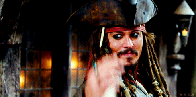 Captain Jack Sparrow Hat Tip GIF